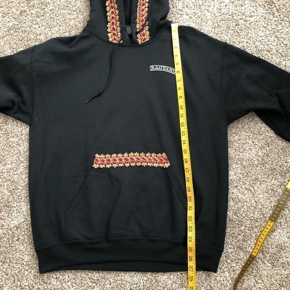 RAGYARD embellished sequins patch work hoodie - image 7